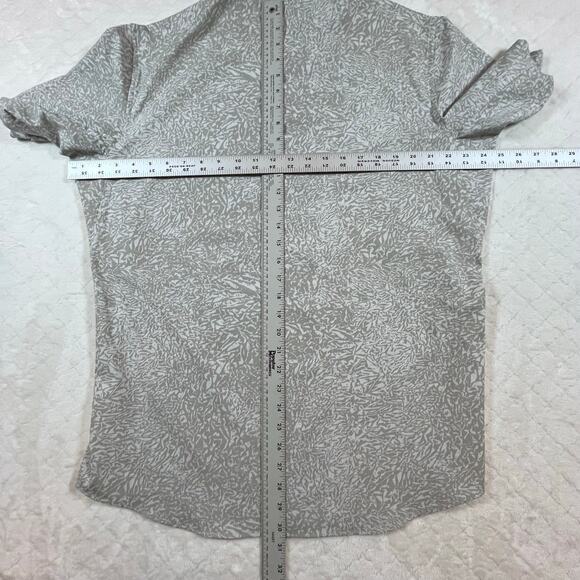 Lululemon Airing Easy Short Sleeve Shirt Crunch M3DWJS Seal Grey Men’s Sz XL - Picture 5 of 6